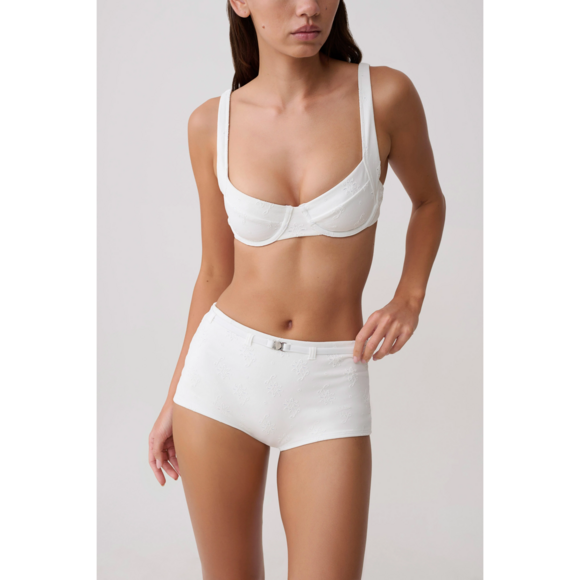Meshki Other - Meshki Abra Underwire Apex Bikini Top in White